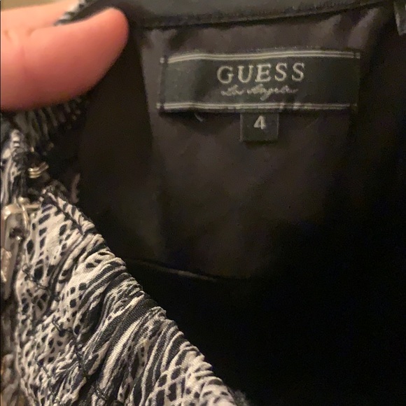 Guess black & white halter dress - Picture 3 of 4
